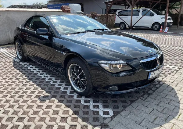 śląskie BMW Seria 6 cena 75900 przebieg: 164000, rok produkcji 2008 z Zabrze